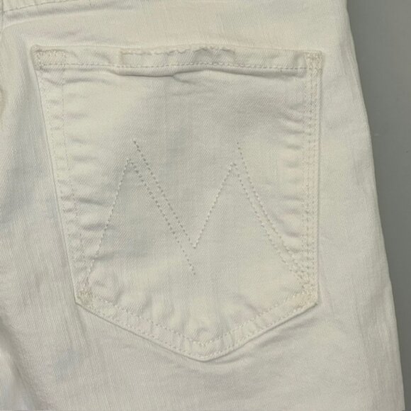 MOTHER Superior Smarty Pants Skimp Jeans High Rise Totally Innocent size 28 - Picture 9 of 16